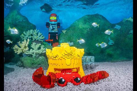 LEGO crab in Deep Sea Adventure